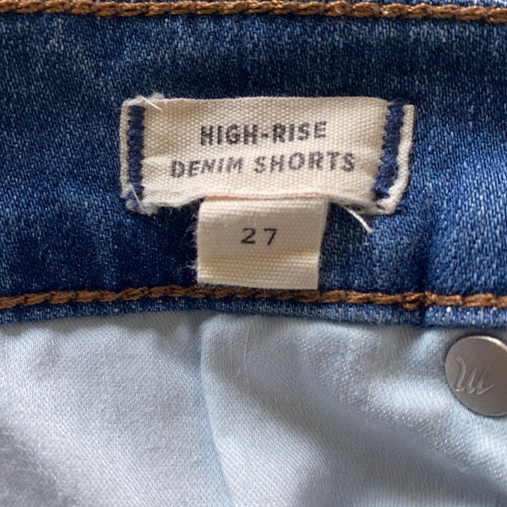 Madewell High Rise Denim Shorts - Picture 4 of 4